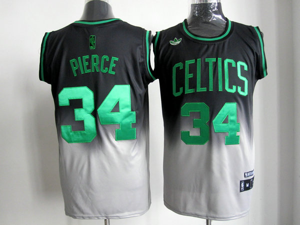  NBA Boston Celtics 34 Paul Pierce Fadeaway Fashion Swingman Jersey